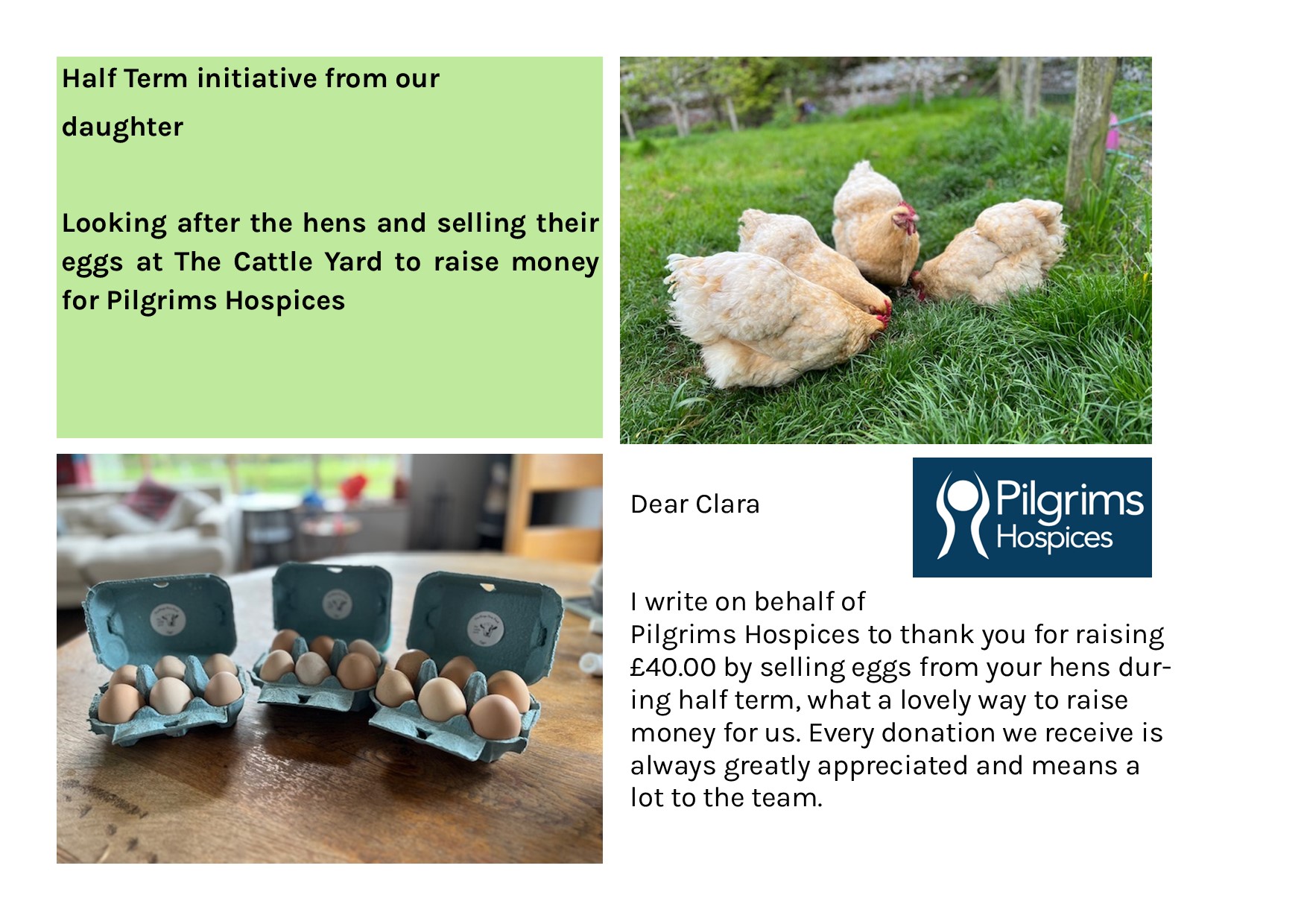 Selling Eggs for Pilgrims Hospices